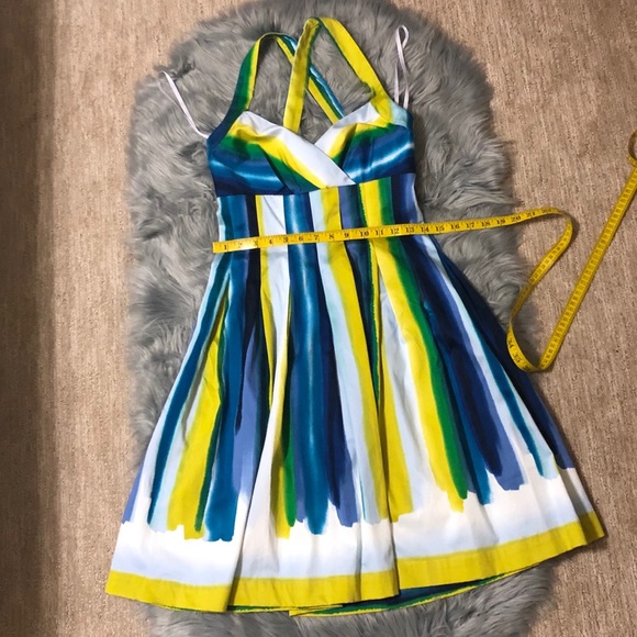 Calvin Klein Pleated Halter Dress Size 2 - Picture 7 of 7